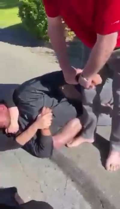 Carjacker gets some karma