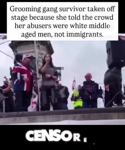 They silenced a grooming victim cause it didn&rsquo;t fit their narrative
