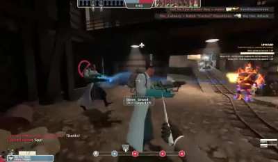 I got my first real chain stab.