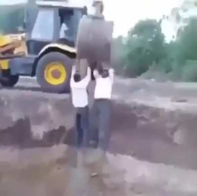 When you don't have a ladder