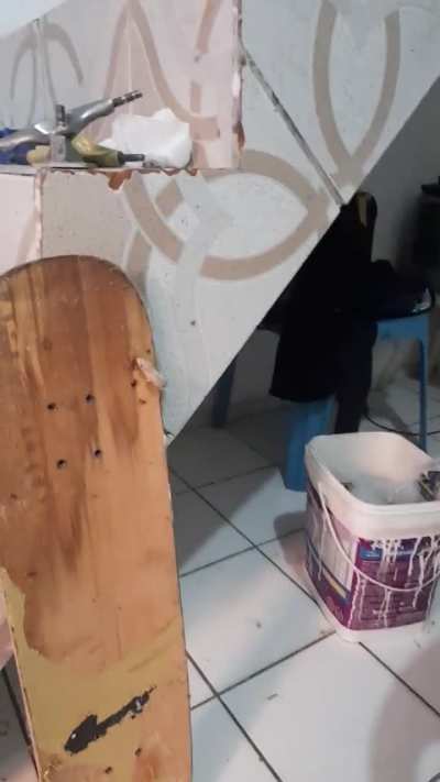 Calango ficando preso na lista de skate