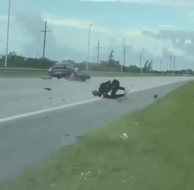 How not to win a race.