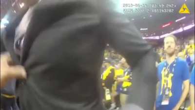 Released bodycam footage of Alameda County deputy sheriff shoving Toronto Raptors President Masai Ujiri