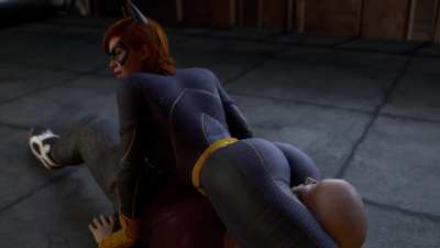 Batgirl Scissors Thug