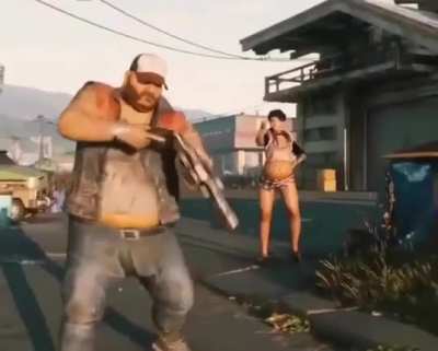Borat in Cyberpunk