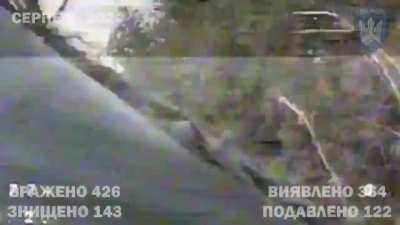 Robert Madyar, of Ukraine's "Birds of Madyar" (414th Marine Strike UAV Regiment) posted a video summary of the group's drone work for the month of August, 2024, including highlights, narration, and statistics. (YouTube version in comments for subtitles) S