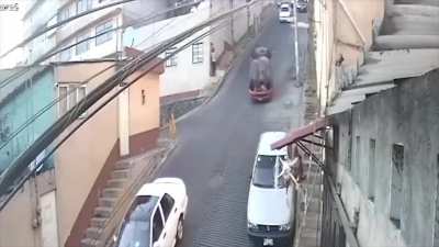 Paso Florentino st. Mexico, one of the steepest streets in the world