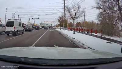 Someone in rush for left turn