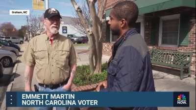MAGA voter tells NBC reporter that a woman will not make a good president because &ldquo;She has no balls to scratch. All women are good for is having babies and cleaning up the house." 