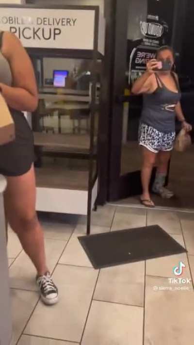 karens get tired of waiting for their large taco bell order and begin to berate all the minors working there