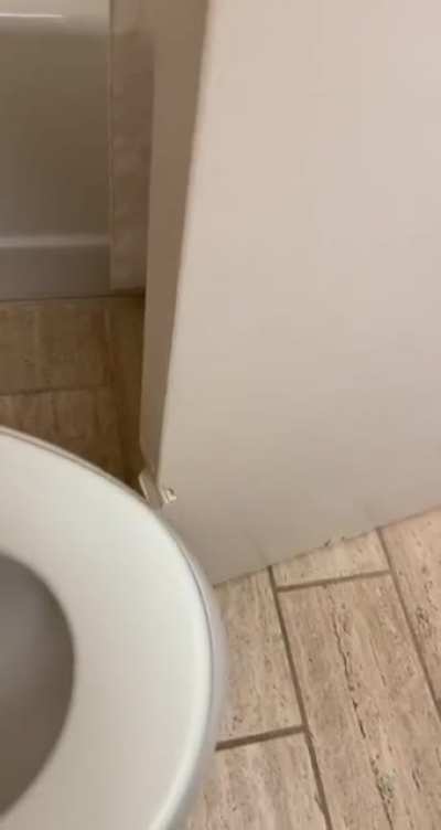 Hotel&rsquo;s solution for this bathroom hack job...