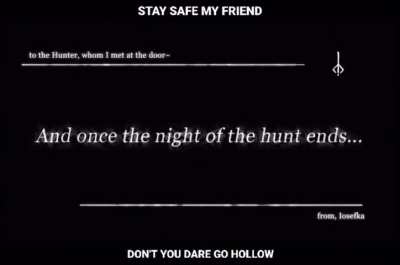 Reminder: Don&rsquo;t go Hollow