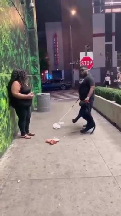 Perro de asistencia ataca a mujer