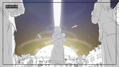 Who ever animated this needs more recognition, the animation and direction are incredible , the video speaks for itself