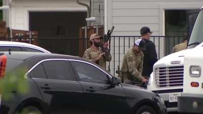 FBI HRT in Aubrey Texas, Responding to a 24HR Hostage Standoff