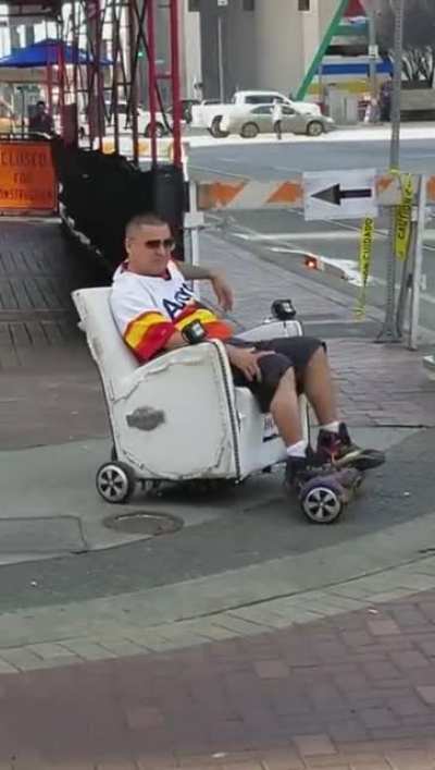 I&rsquo;m walking around like an idiot while this dude is living in 2067