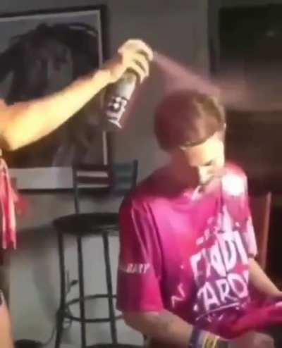 Smoking and aerosol. Nice