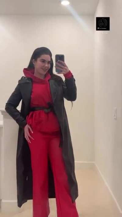 Red outfit today 1