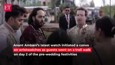 Mark Zuckerberg and Priscilla Chan admire Anant Ambani's 15 Crore Richard Mille Watch