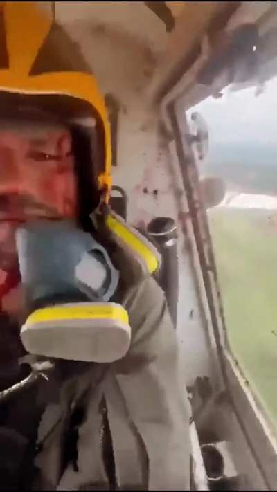 Pilot in Los R&iacute;os Province of Ecuador safely lands his plane after a huge bird struck his windshield. Blood covered pilot Ariel Valiente was not injured during the incident.Incredible how the pilot kept calm in the cockpit and recorded the safe landing.