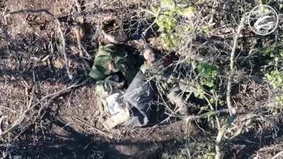 The 503rd Separate Marine Battalion of the 38th Marine Brigade of Ukraine eliminate Russian infantry in Donetsk Oblast (Spring 2025)
