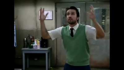 "Now let's talk about the mail. Can we talk about the mail please, Mac?" (why doesn't Charlie Day have an emmy yet?)