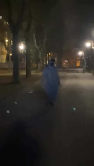 Maniac Jogging in The Park at 1AM