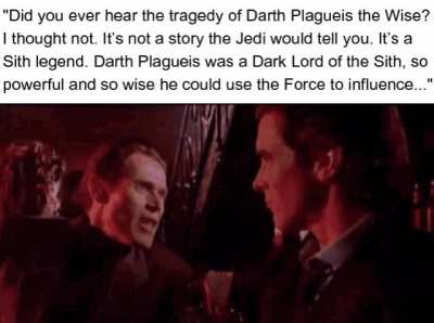Sheev explaining to Anakin like: