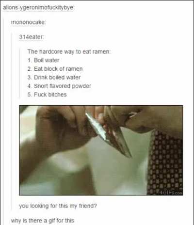 How to eat ramen