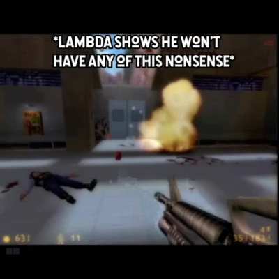 Gordon Freeman Lambda Grindset