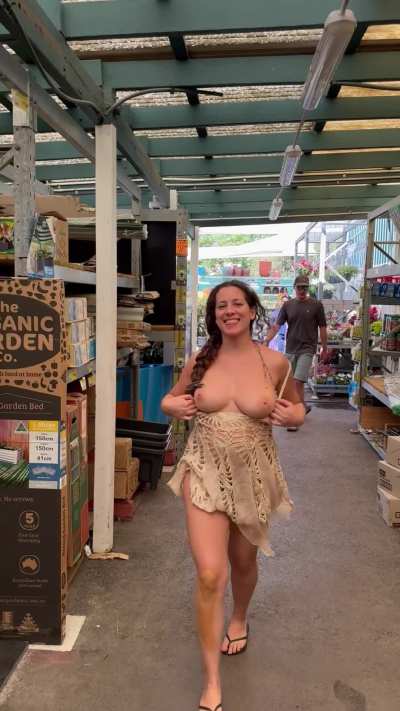 Getting those tits out!