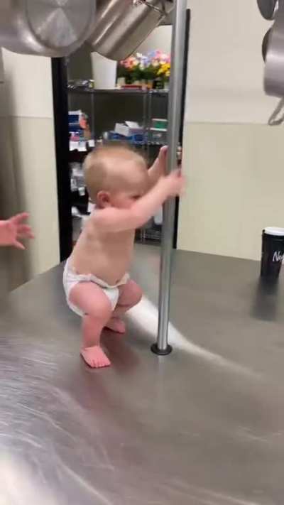 He still in diapers