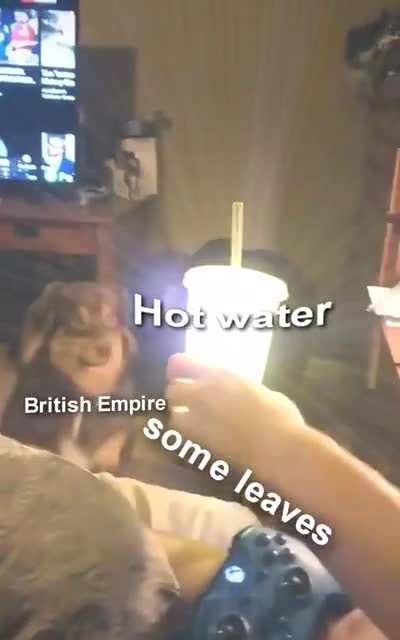 China: *NERVOUS SWEATING*