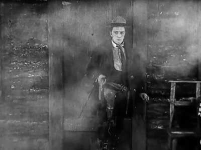 Movie Monday - Buster Keaton parodies the melodramatic offerings of William S. Hart, but he&rsquo;s as cold as ice &mdash; &ldquo;The Frozen North,&rdquo; 1922,