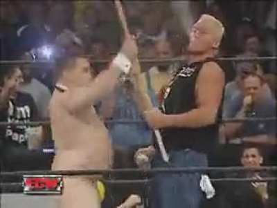 Remember kids: Drag shows bad. Wrestling good.