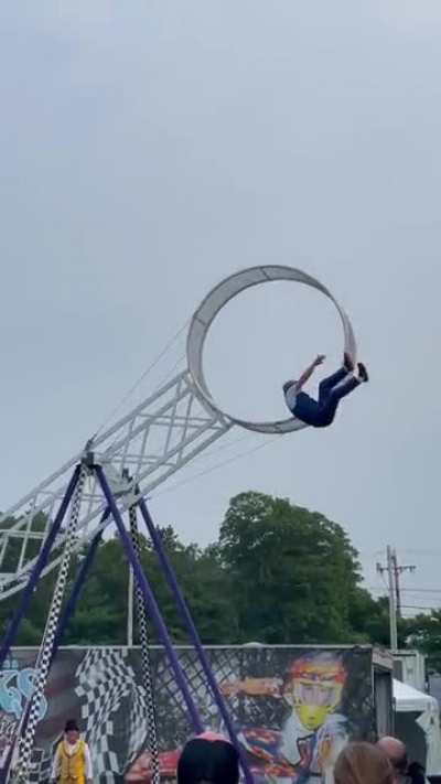At least his back broke his fall