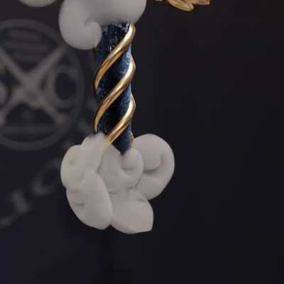Winged Nimbus (by me), a sword that predicts the weather. Description in comments.