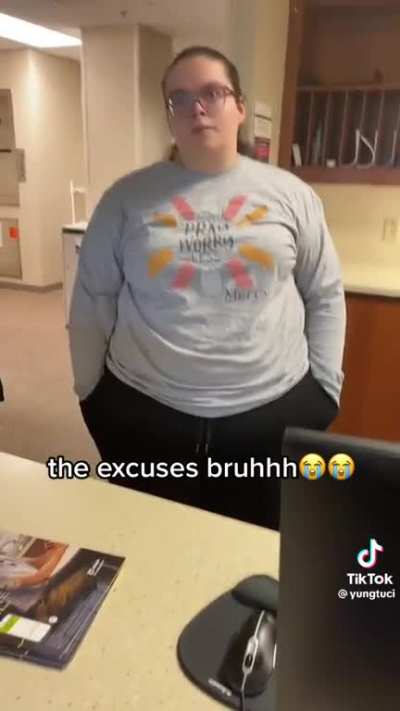 Lying about food not being ordered