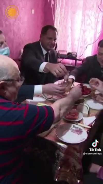 President Volodymyr Zelensky inviting CBS News into his parents home last year