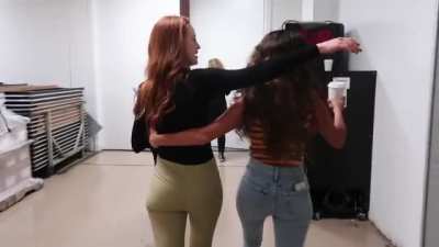 Madelaine Petsch and Vanessa Morgan