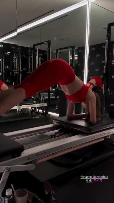 Mallory Edens working out