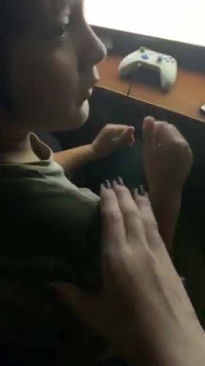 I hit his pressure point