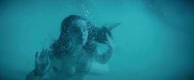 see-through under water