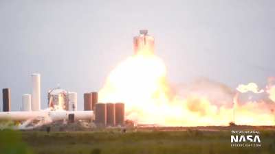 How NOT to test a reusable upper stage rocket