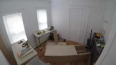 Landlord wouldn't let me hang my tv on the wall, made an entertainment center instead