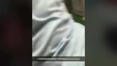 Kids freak out seeing the Easter Bunny.