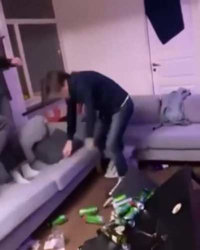 That table must have done something really bad.