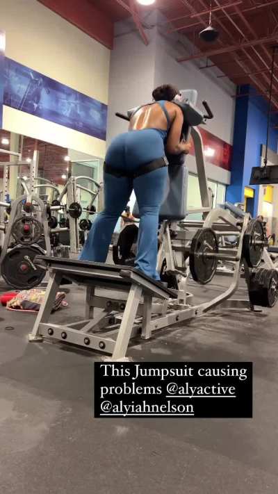 Nigerian gym baddie