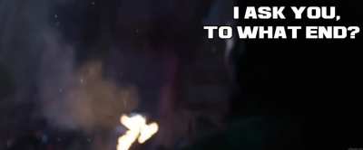 A lot of people think the quote is "Dread it, run from it, destiny still arrives." when they do I send them one of the best speeches in Marvel history.