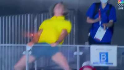 Ariarne Titmus&rsquo;s coach after she beat Katie Ledecky in the 400m free